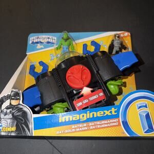 Batman Imaginext DC Super Friends Batsub Playset Killer Croc
